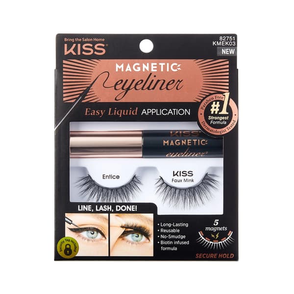 Magnetiskt ögonfransset DOUBLE PACK + Liner 03 Kiss