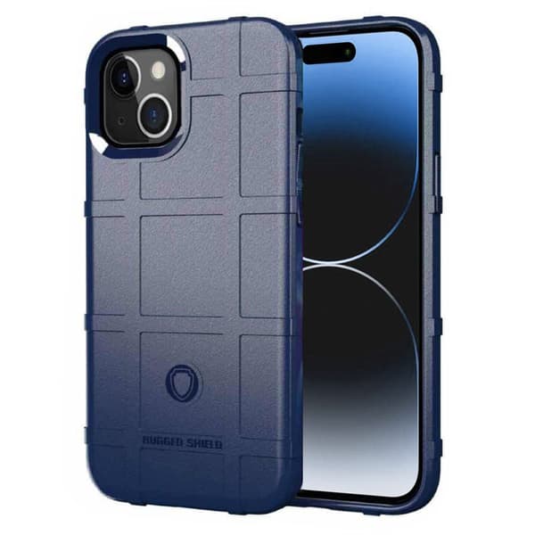 Rugged Shield deksel til Apple iPhone 15 Plus - BlÃ¥