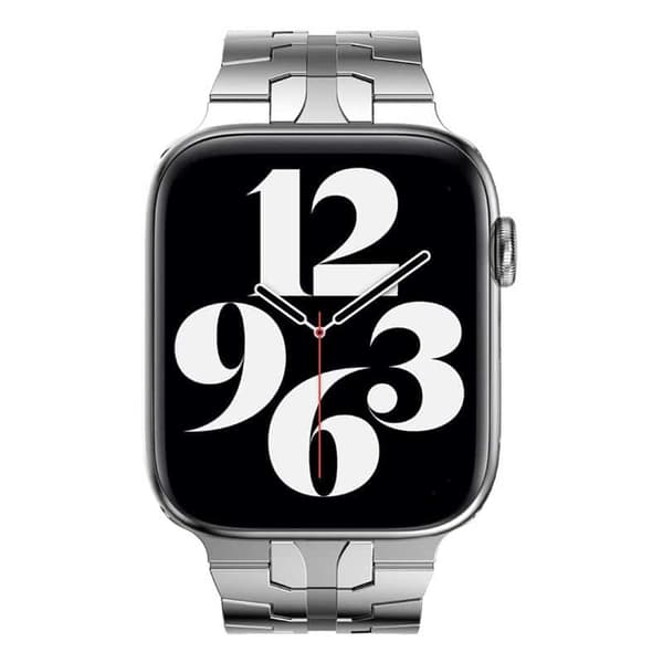 Iron Man Rustfrit Stål Urrem til Apple Watch 6 (44mm) - Sølv