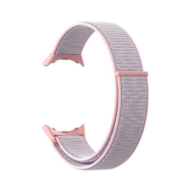 Nylon Urrem til Google Pixel Watch 2 - Pink Sand