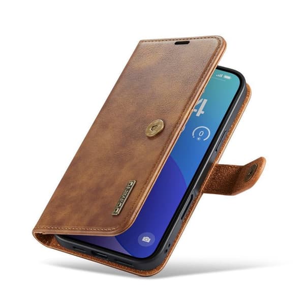 Wallet DG-Ming 2i1 til Apple iPhone 16 Pro Max - Brun