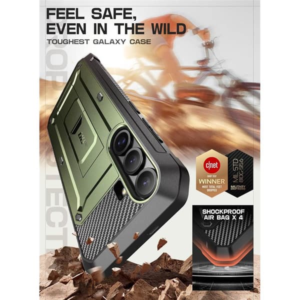 SUPCASE UB Pro 2-set til Samsung Galaxy S25 - Guldan