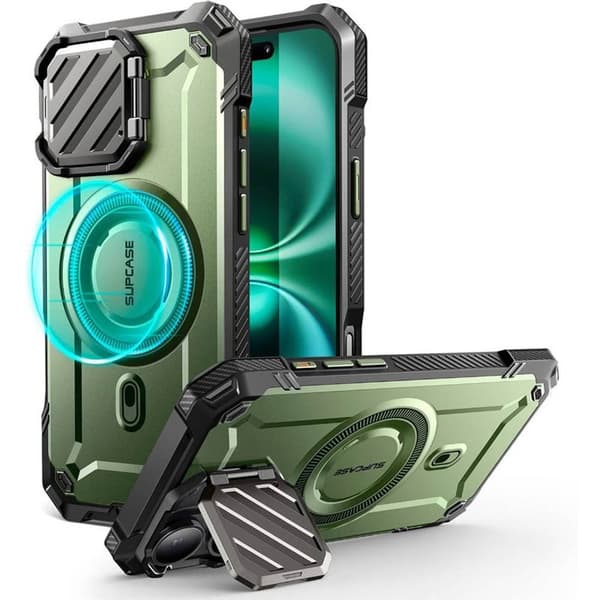 SUPCASE UB Mag XT cover til Apple iPhone 16 - Guldan