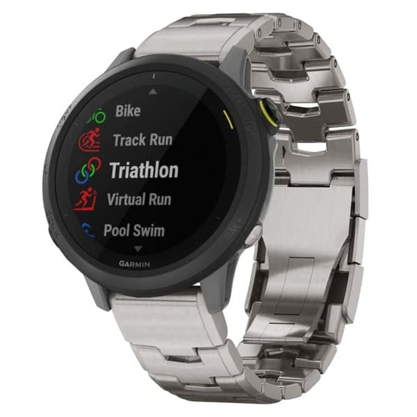 Oracle Titanium urrem til Garmin Forerunner 745 - SÃ¸lv