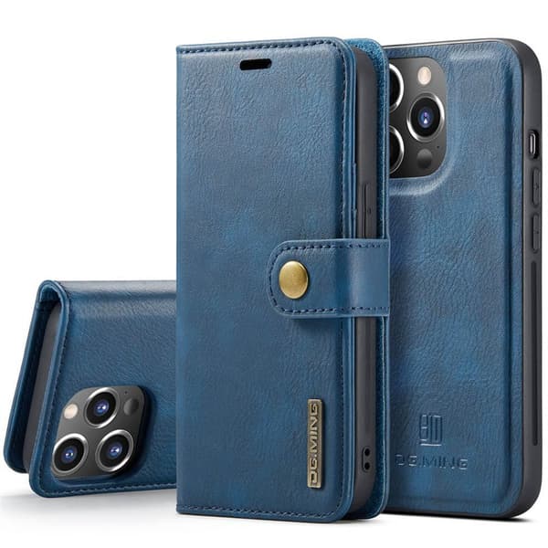 Wallet DG-Ming 2i1 til Apple iPhone 15 Pro Max - BlÃ¥