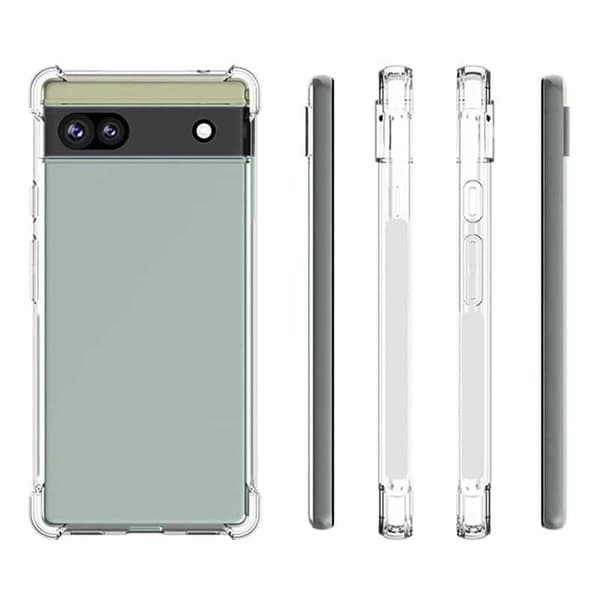 Støtsikkert silikon deksel til Google Pixel 6a