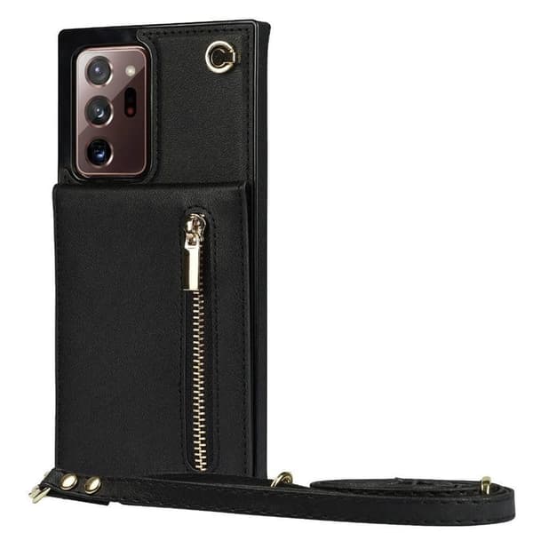 Zipper halskjede deksel til Samsung Galaxy Note 20 Ultra - Sort