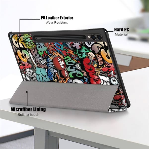 Aktiv Tablet Cover til Samsung Galaxy Tab S9 FE - Graffiti