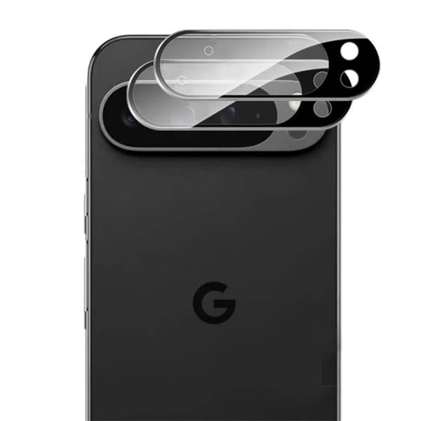 2-pack Kamera lins glas till Google Pixel 9 Pro - Svart