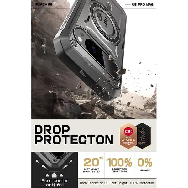 SUPCASE UB Pro Mag cover til Google Pixel 9 Pro XL - Sort