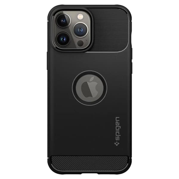 Spigen Rugged Armor kuori Apple iPhone 13 Pro - Musta