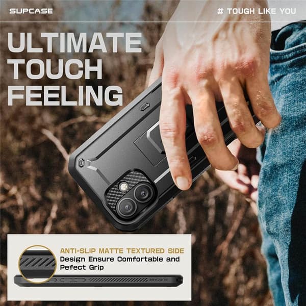 SUPCASE UB Pro cover til Apple iPhone 16 - Sort