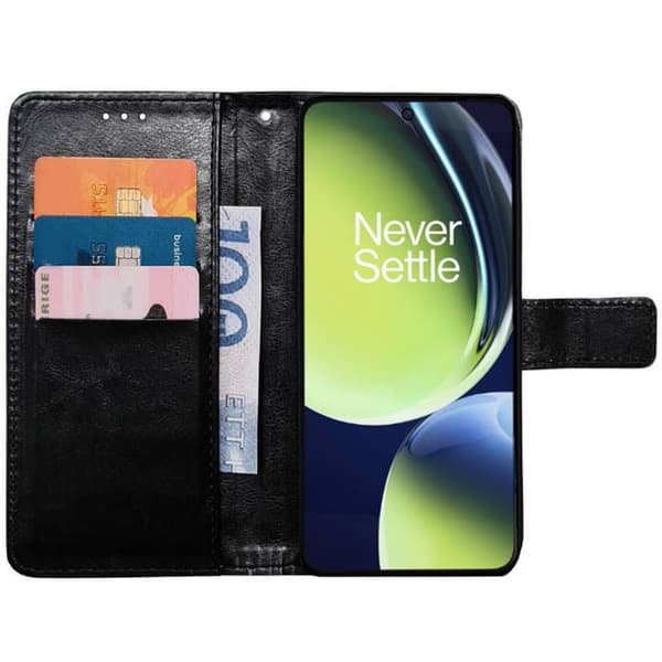 Wallet cover 3-kort til OnePlus Nord CE 3 Lite - Sort