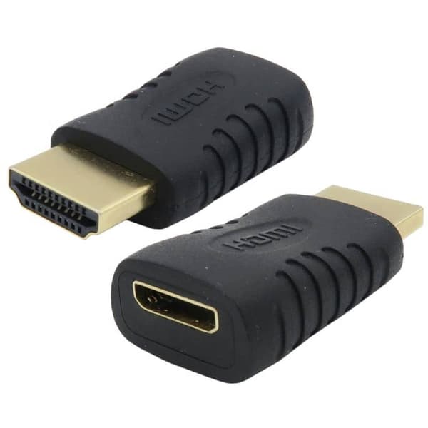 Adapter HDMI-A han til HDMI-C hun