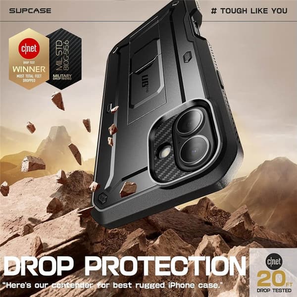 SUPCASE UB Pro cover til Apple iPhone 16 - Sort