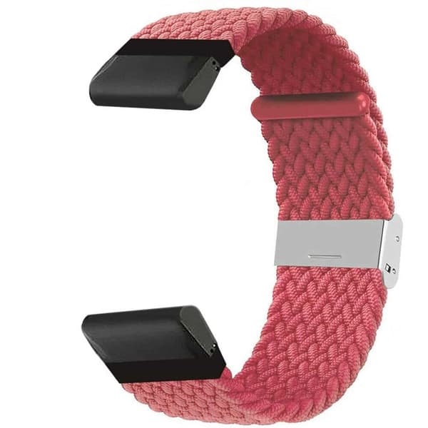 Flettet Urrem til Garmin Forerunner 965 - Abrikos