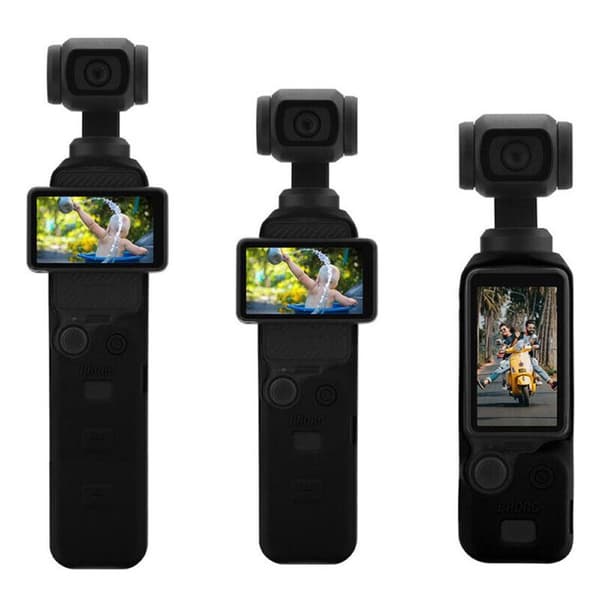 3-pack BRDRC silikondeksel til DJI Osmo Pocket 3 - Svart