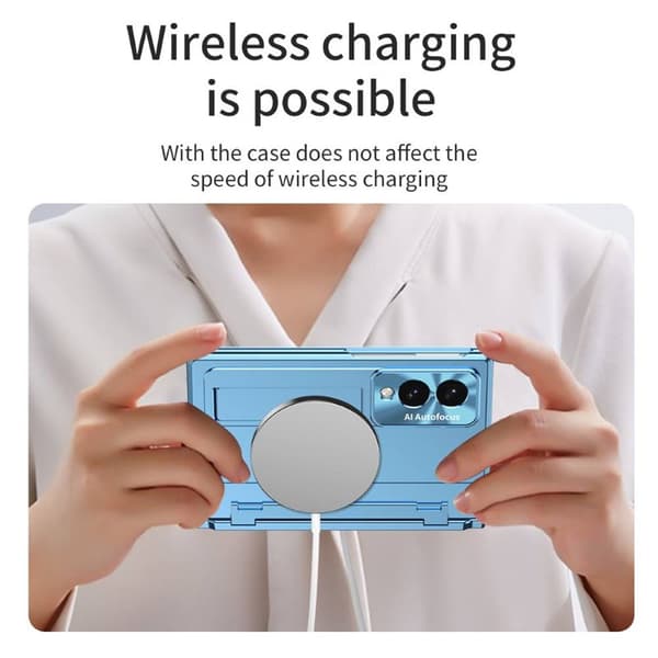 Hybrid Shield Pro deksel til Samsung Galaxy Z Fold 8 – Skyblue