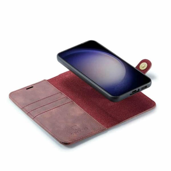 Wallet DG-Ming 2i1 til Samsung Galaxy S24 FE - Rød