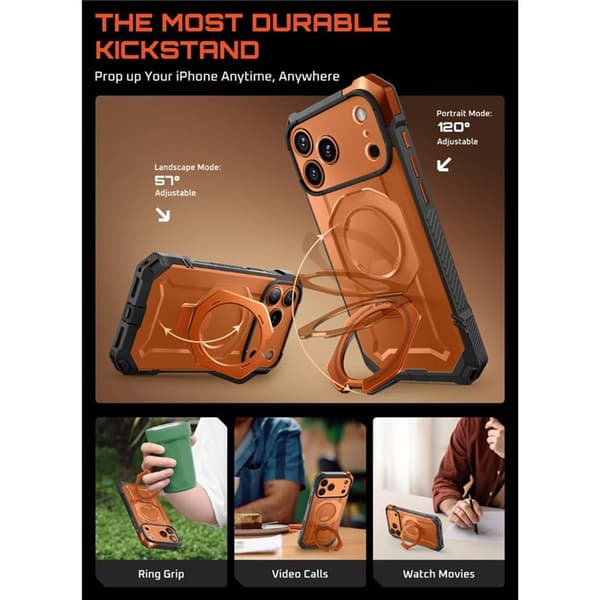 SUPCASE UB Grip cover til Apple iPhone 17 Pro Max - Coral