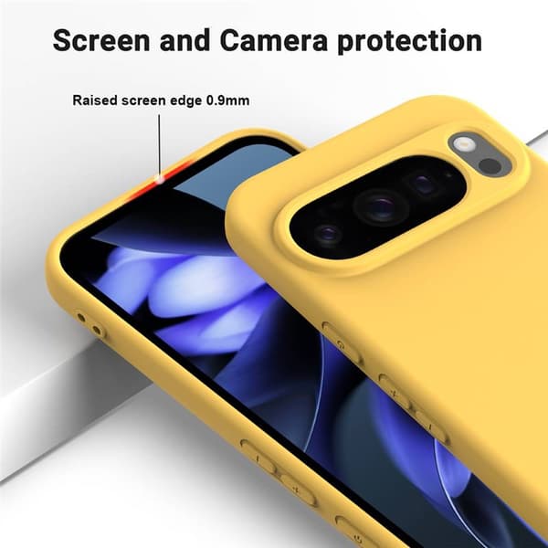 Liquid silikone cover til Google Pixel 11 Pro - Gul