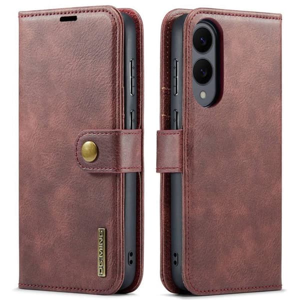Wallet DG-Ming 2i1 til Samsung Galaxy S25 Edge - RÃ¸d