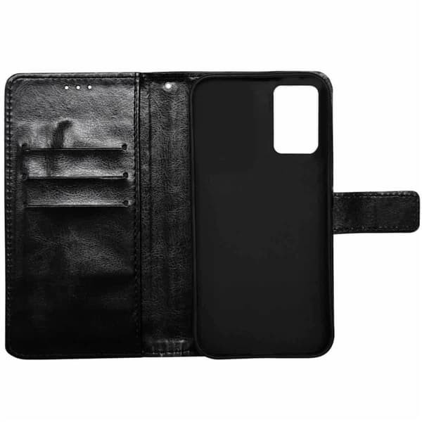 Wallet cover 3-kort til Motorola G35 - Sort