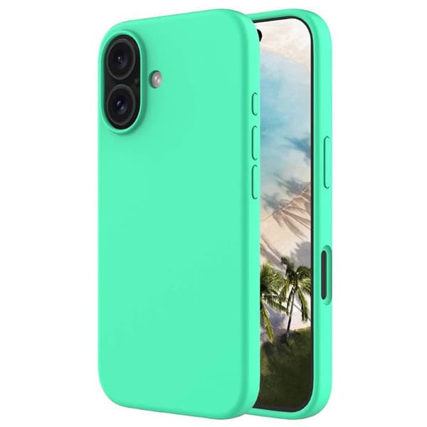 Liquid silikon deksel til Apple iPhone 16 Plus - Spearmint