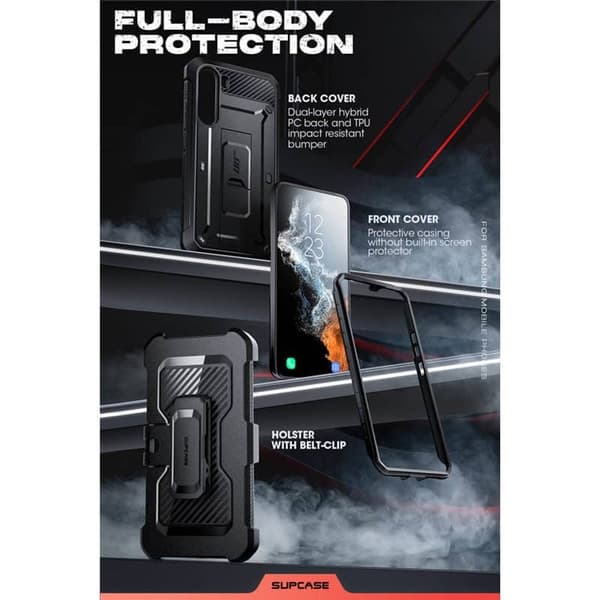SUPCASE UB Pro cover til Samsung Galaxy S23 Plus - Sort