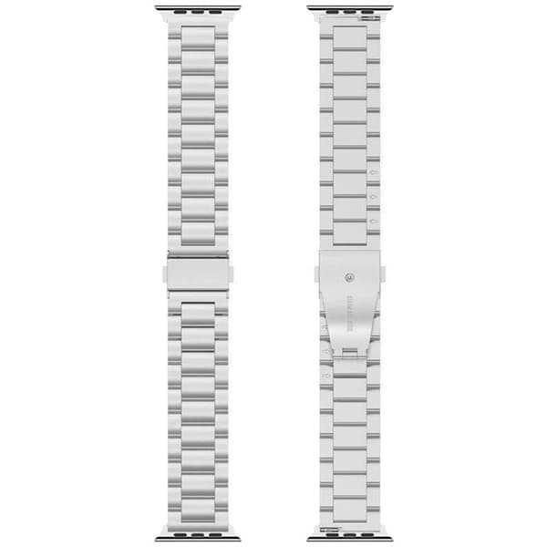 Urrem i rustfrit stÃ¥l til Apple Watch S12 (42mm) - SÃ¸lv