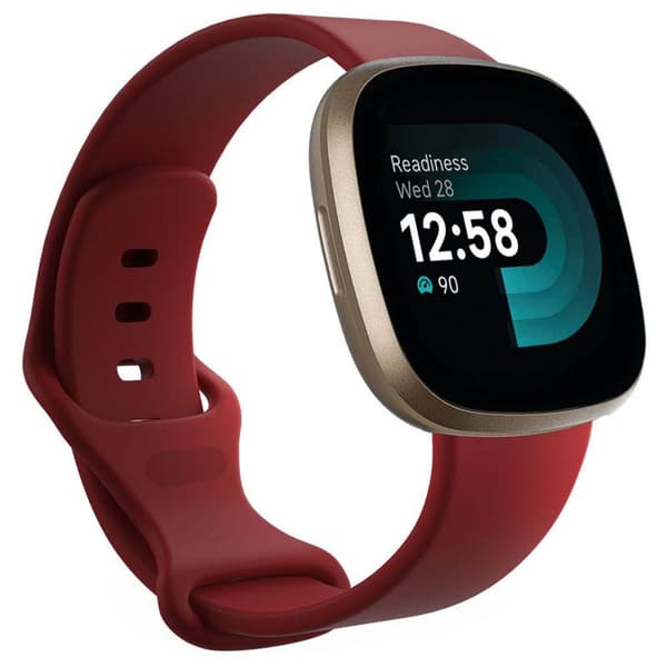Sport urrem til Fitbit Versa 4 - MÃ¸rkerÃ¸d