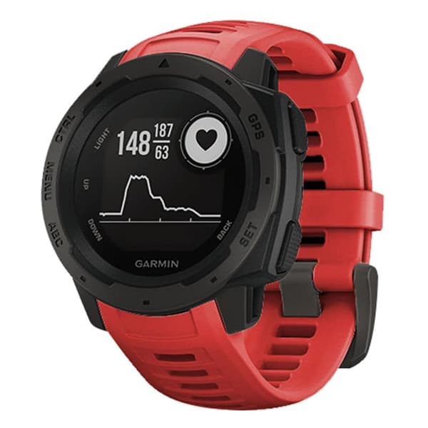 Sport Kellon ranneke Garmin Instinct - punainen