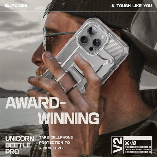 SUPCASE UB Pro cover til Apple iPhone 16 Pro - Clear