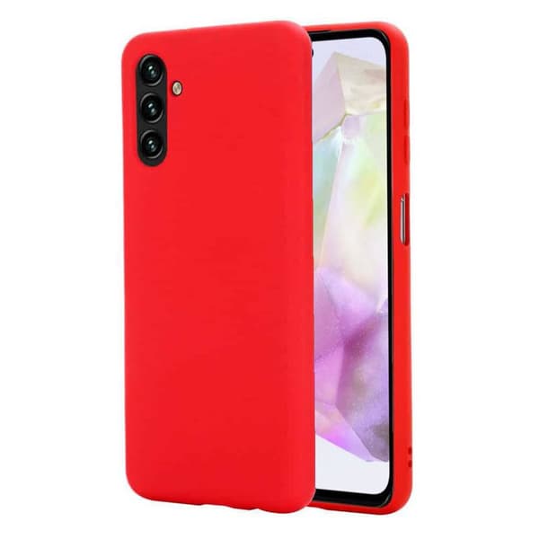 Liquid silikone cover til Samsung Galaxy A35 - Rød