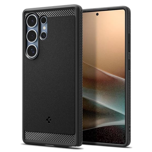 Spigen Rugged Armor cover til Samsung Galaxy S25 Ultra - Sort