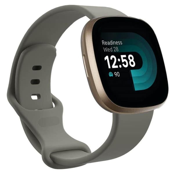 Sport Kellon ranneke Fitbit Versa 4 - Harmaa
