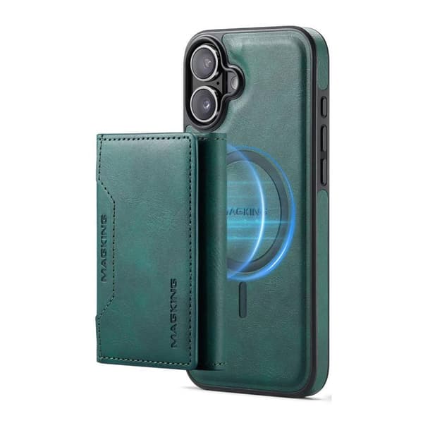 DG-Ming Magking K2 2i1 deksel til Apple iPhone 16 Plus - Petrol