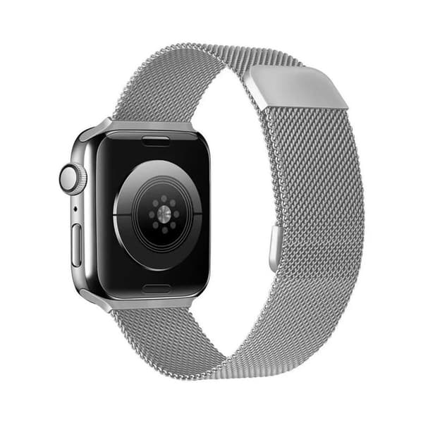 Split milanese urrem til Apple Watch Series 10 (42mm) - Sølv
