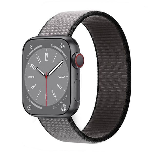 Nylon Urrem til Apple Watch 8 (45mm) - Anchor Ash