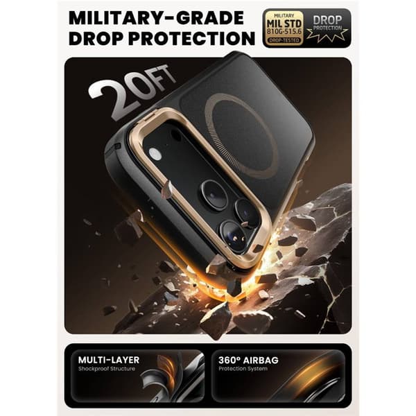 i-Blason Ares Flip deksel til Apple iPhone 17 Pro Max - Desert