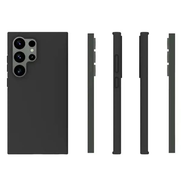 Silikone cover til Samsung Galaxy S24 Ultra - Sort