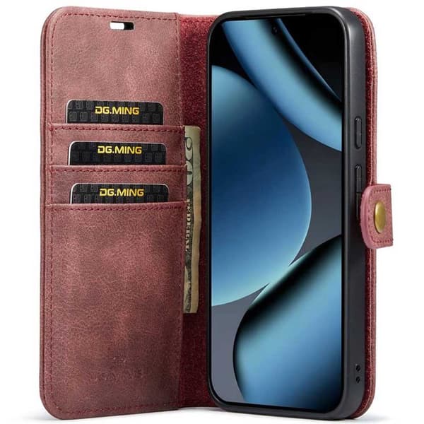 Wallet DG-Ming 2i1 til Google Pixel 11 Pro - Rød