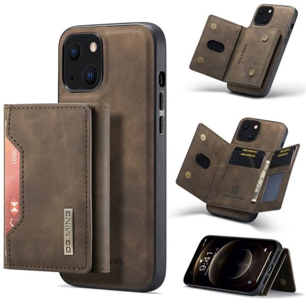 DG-Ming M2 skal till Apple iPhone 13 Mini - Coffee