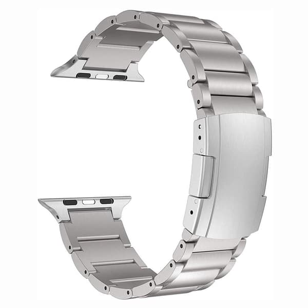 BEAD Titanium urrem til Apple Watch 8 (41mm) - SÃ¸lv