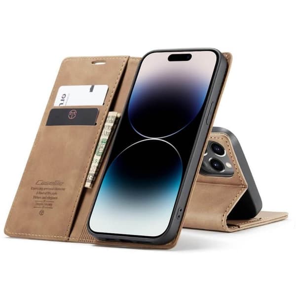 CaseMe mobildeksel 013 til Apple iPhone 14 Pro - Brun