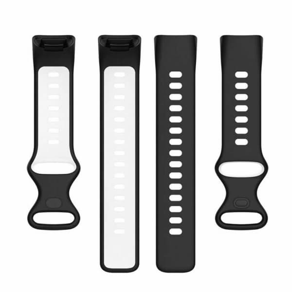 Twin Sport urrem til Fitbit Charge 6 - Hvid/sort