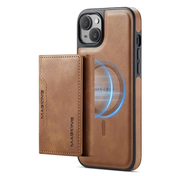 DG-Ming Magking K2 2i1 deksel til Apple iPhone 14 Plus - Brun