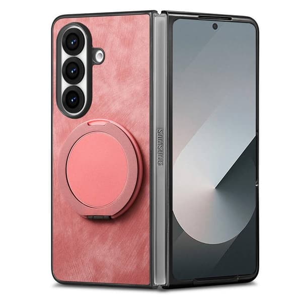 Retro Unzip deksel til Samsung Galaxy Z Fold 7 – Blush Pink