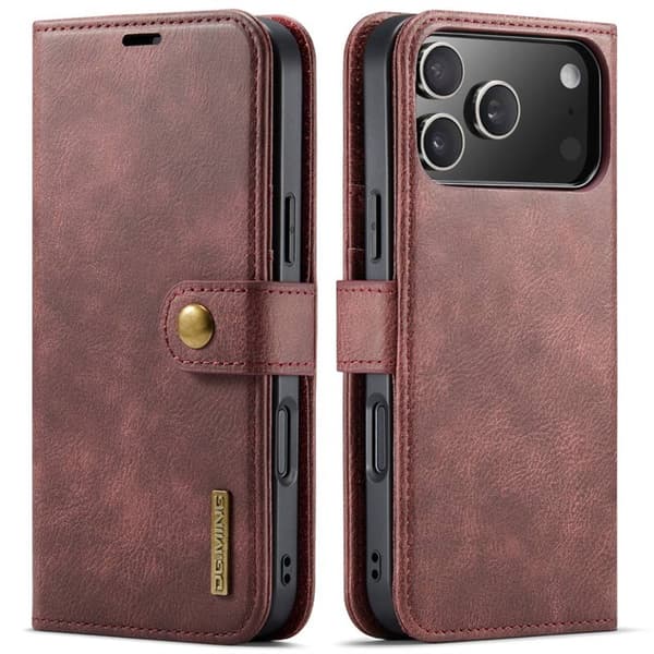 Wallet DG-Ming 2i1 til Apple iPhone 18 Pro - Rød