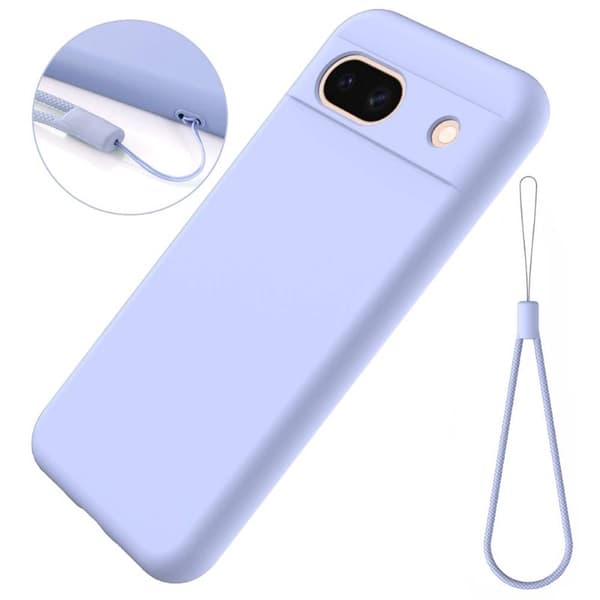 Liquid silikone cover til Google Pixel 8a - Lavendel